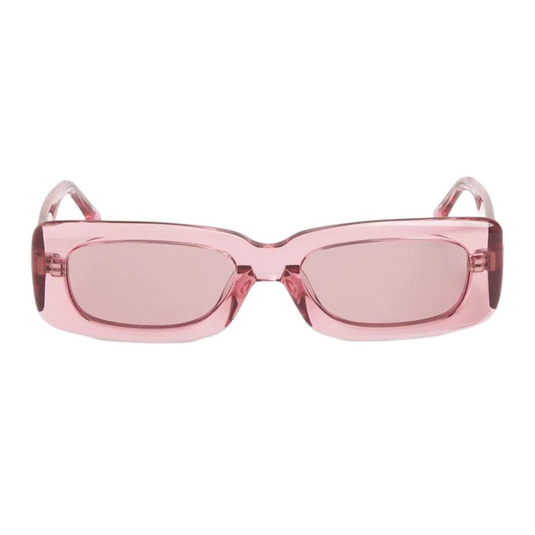 LINDA FARROW ATTICO MINI MARFA SUN Powder Pink/Silver - Pink Lens