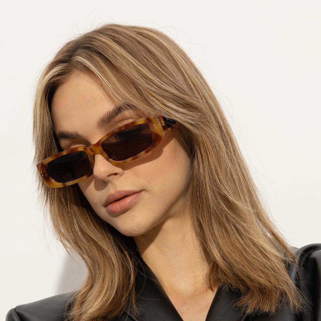 LINDA FARROW TALITA SUN Saffron T-Shell/Light Gold - Brown