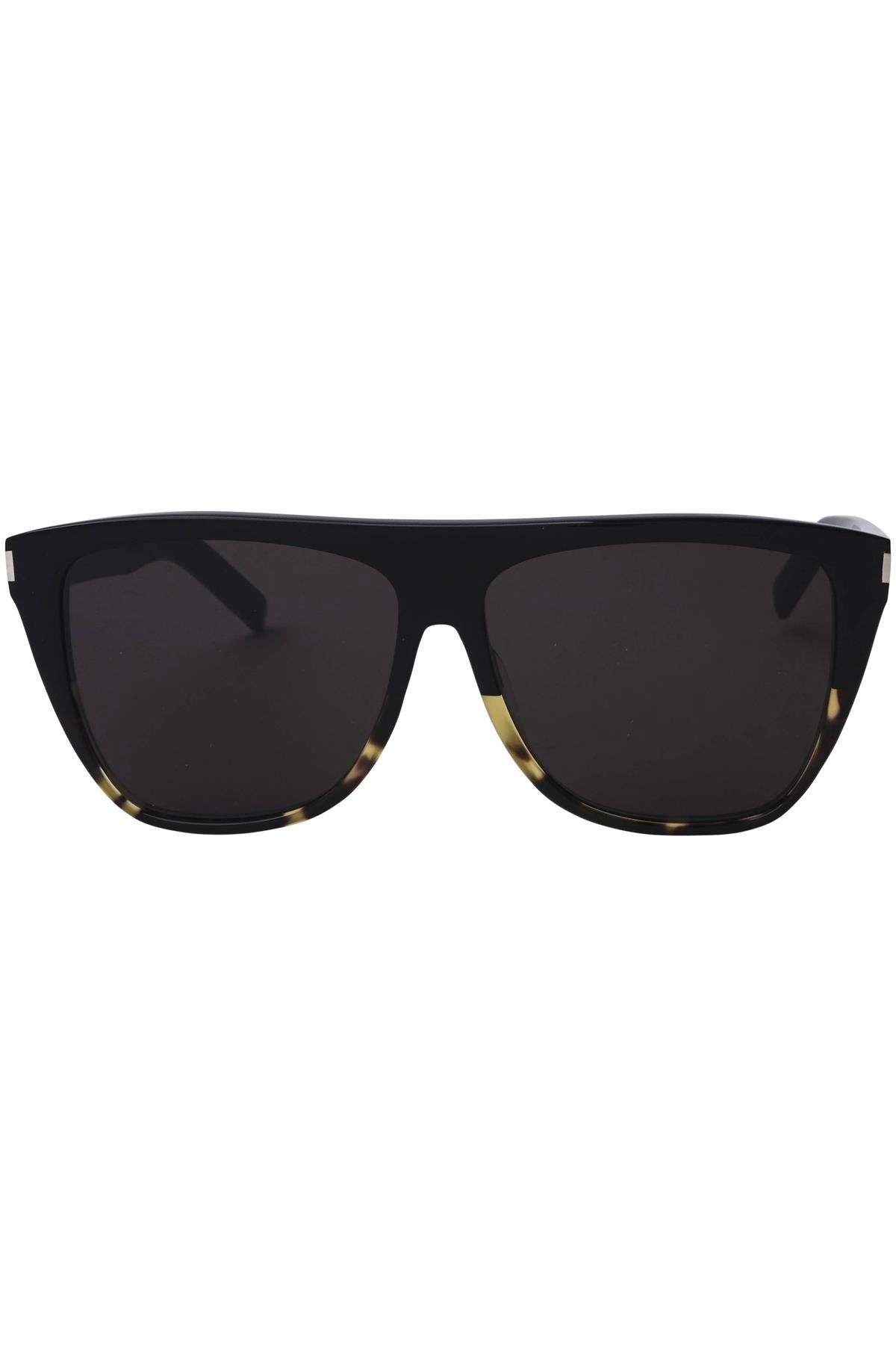 Saint Laurent 027 Havana Black Black Italy Glasses Güneş Gözlüğü Sl 1 027