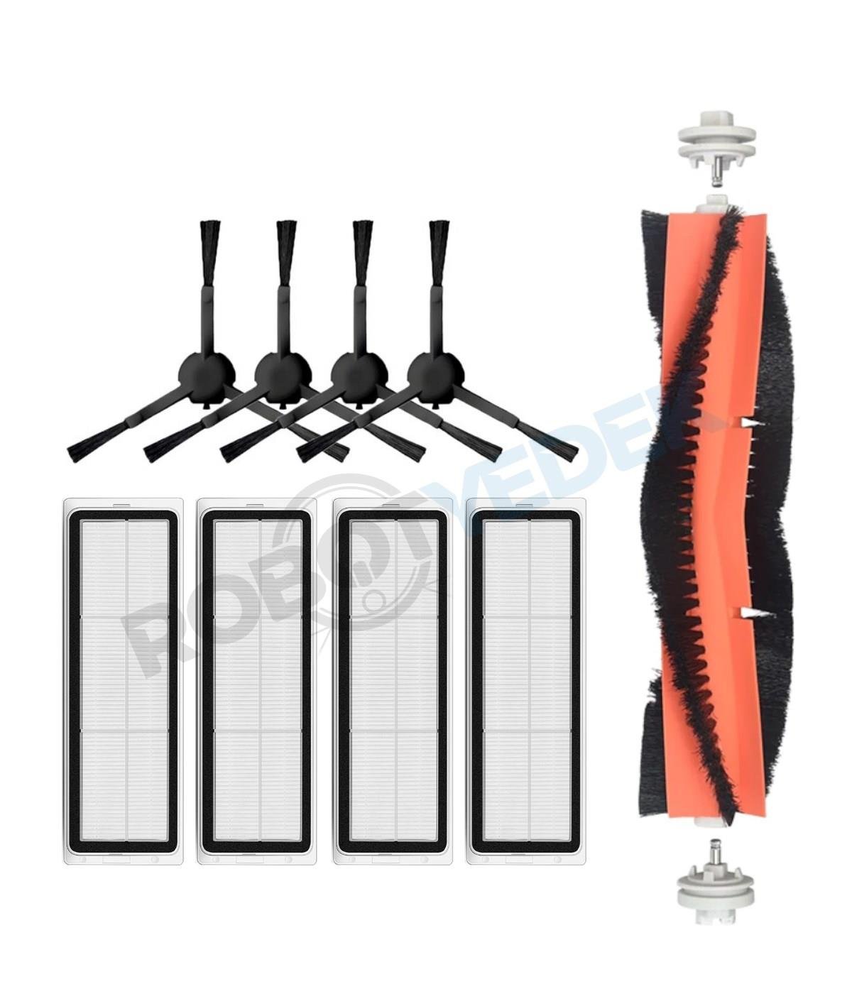 Dreame Bot L10S Pro Uyumlu Yedek Mopsuz Fırça Hepa Filtre Seti-9 Parça