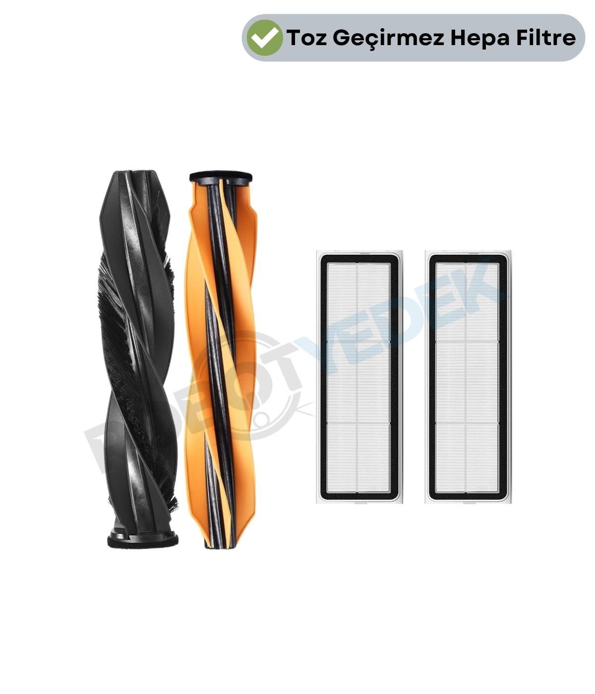 Dreame D20 (ULTRA DEĞİL) RLD35GA Ana Fırça ve Hepa Filtre-3 Parça