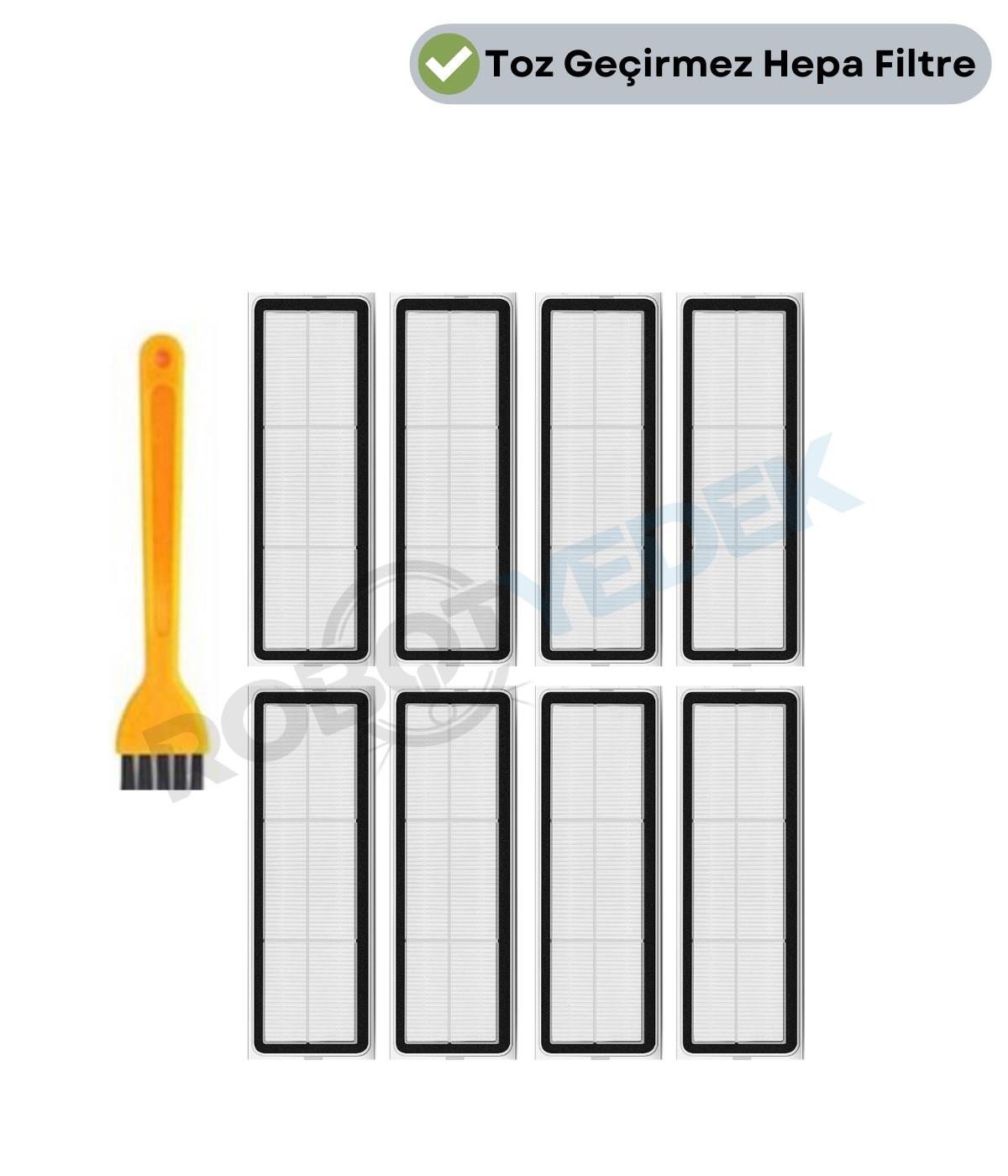 Dreame D20 (ULTRA DEĞİL) RLD35GA Hepa Filtre ve Temizleme Fırçası-9 Parça