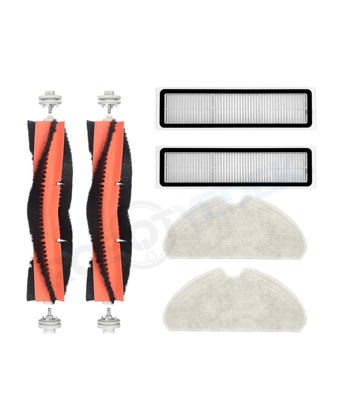 Dreame D9 Max Gen 2 Uyumlu Yedek Fırça Hepa Filtre Mop Seti-6 Parça