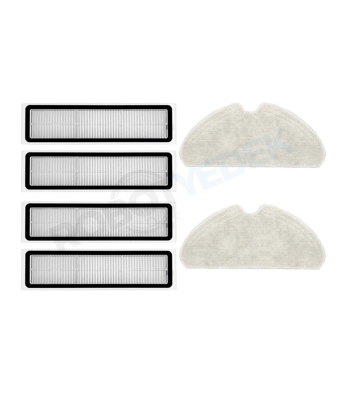 Dreame D9 Max Gen 2 Uyumlu Yedek Hepa Filtre ve Mop-6 Parça