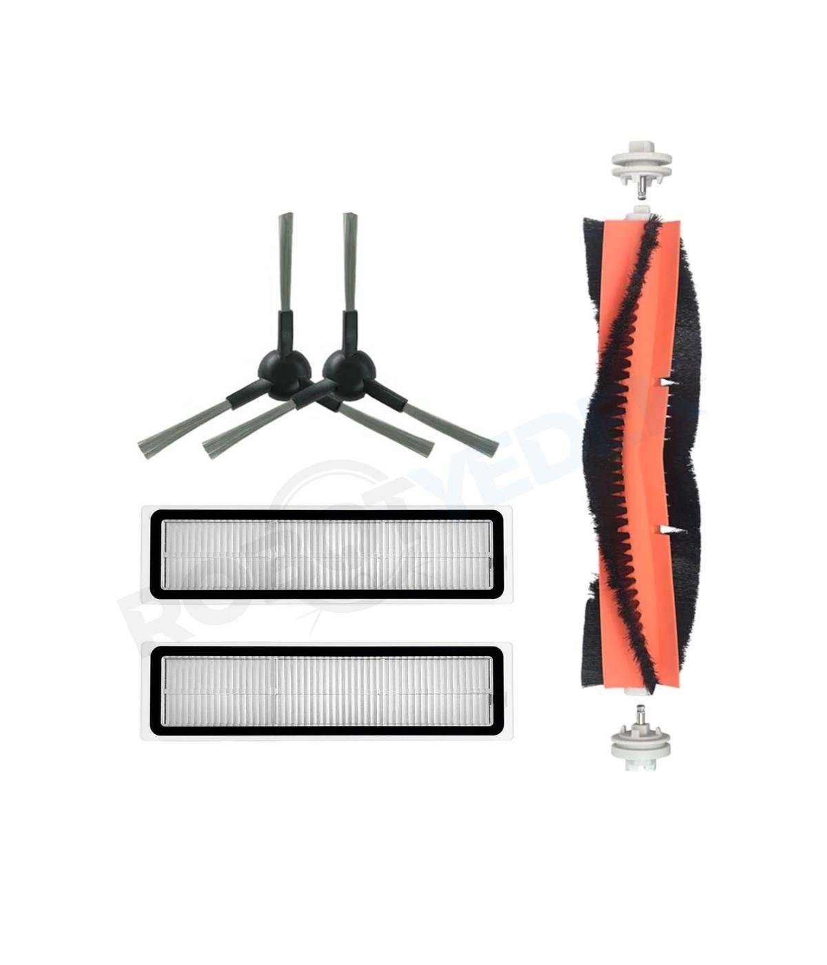 Dreame D9 Max Gen 2 Uyumlu Yedek Mopsuz Fırça Hepa Filtre Seti-5 Parça