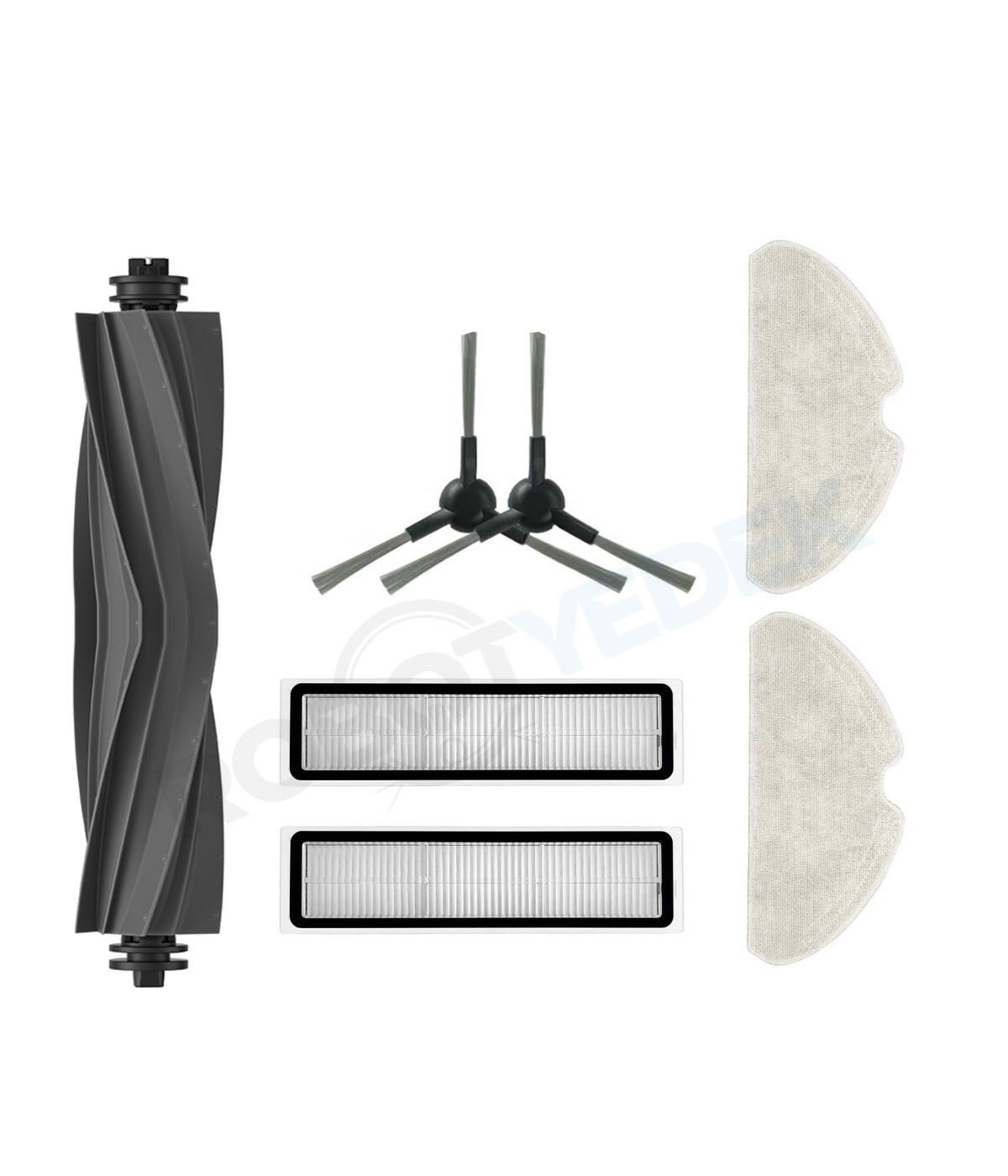 Dreame F10 (RLF11SA) Uyumlu Yedek Silikon Fırça Hepa Filtre Mop Seti-7 Parça