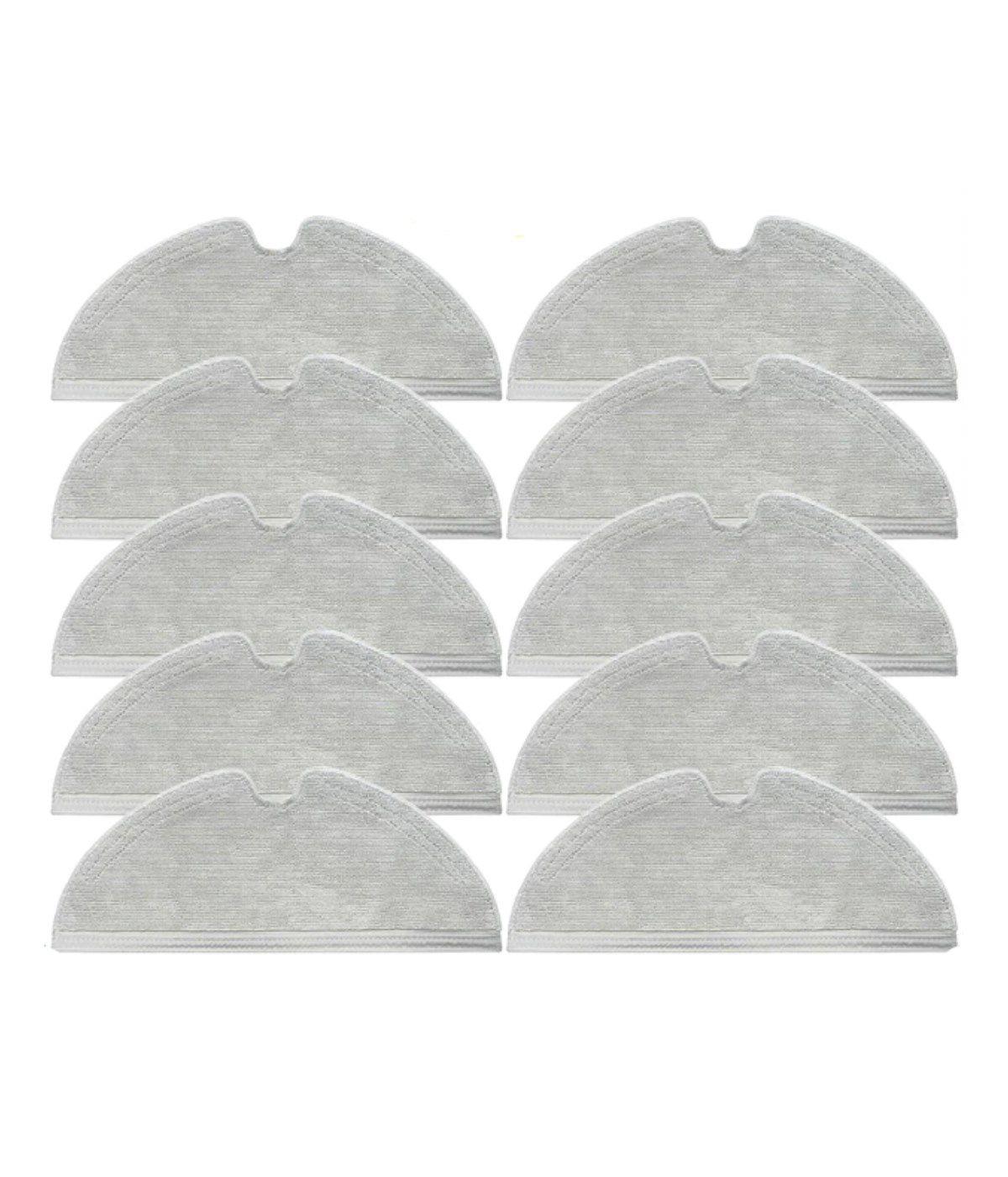 Dreame F9 Uyumlu Yüksek Kaliteli 10 Adet Mop-Tam Yüzey Mikrofiber