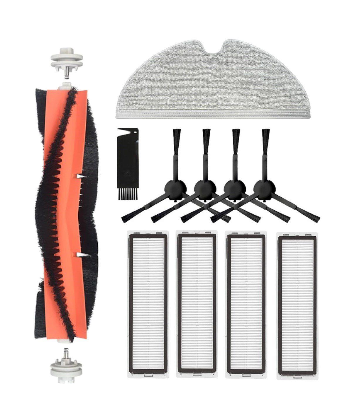 Dreame L10 Siyah Uyumlu Yedek Fırça Hepa Filtre Mop Seti-11 Parça