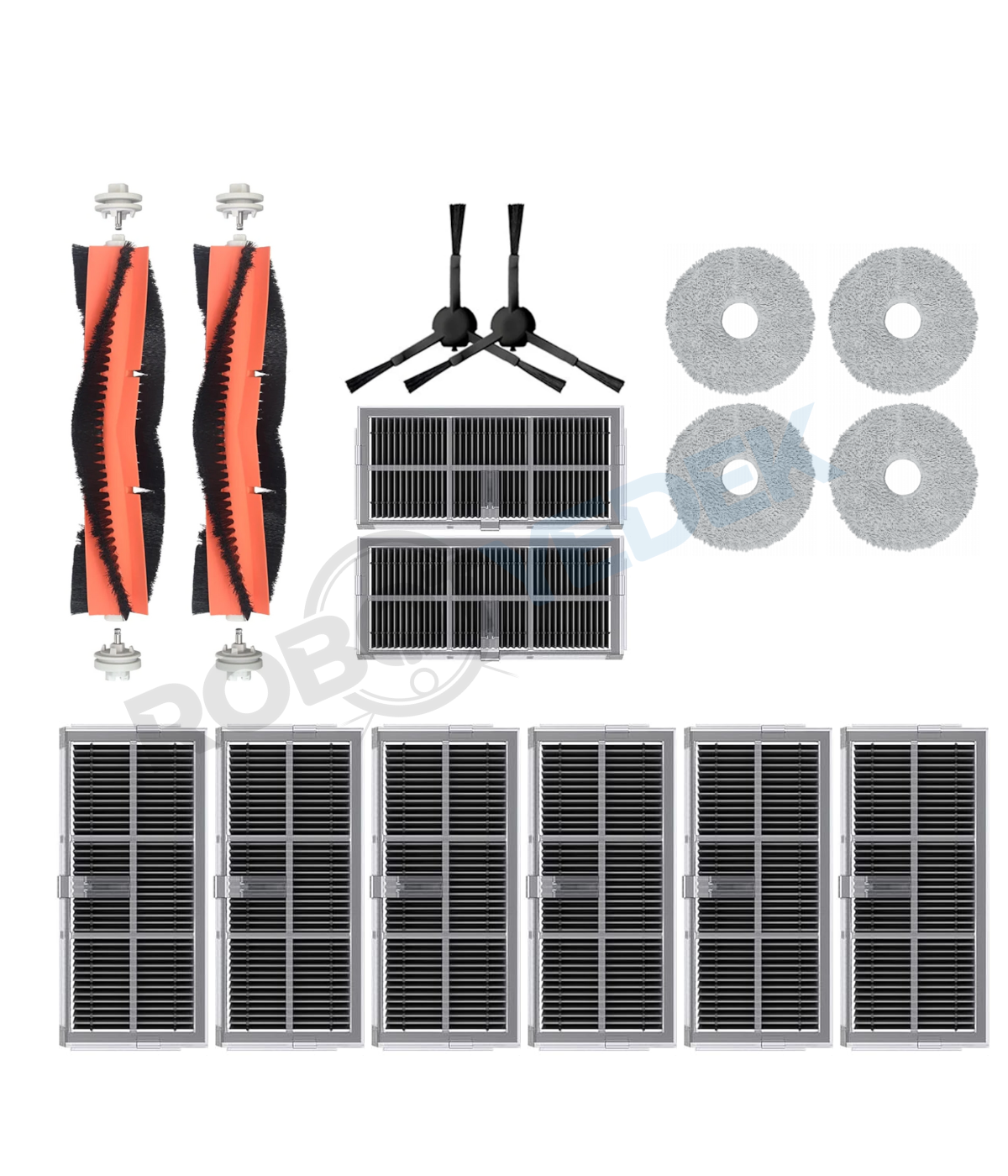 Dreame L10S Pro Ultra Fırça Hepa Filtre Mop Seti-16 Parça