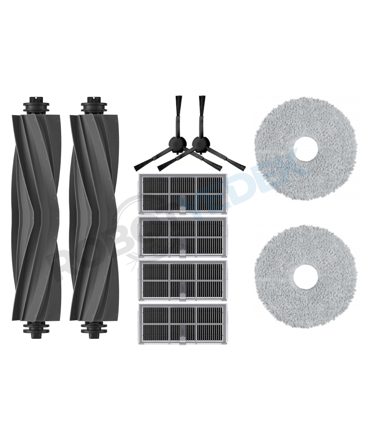 Dreame L10S Pro Ultra Kauçuk Fırça Hepa Filtre Mop Seti-10 Parça