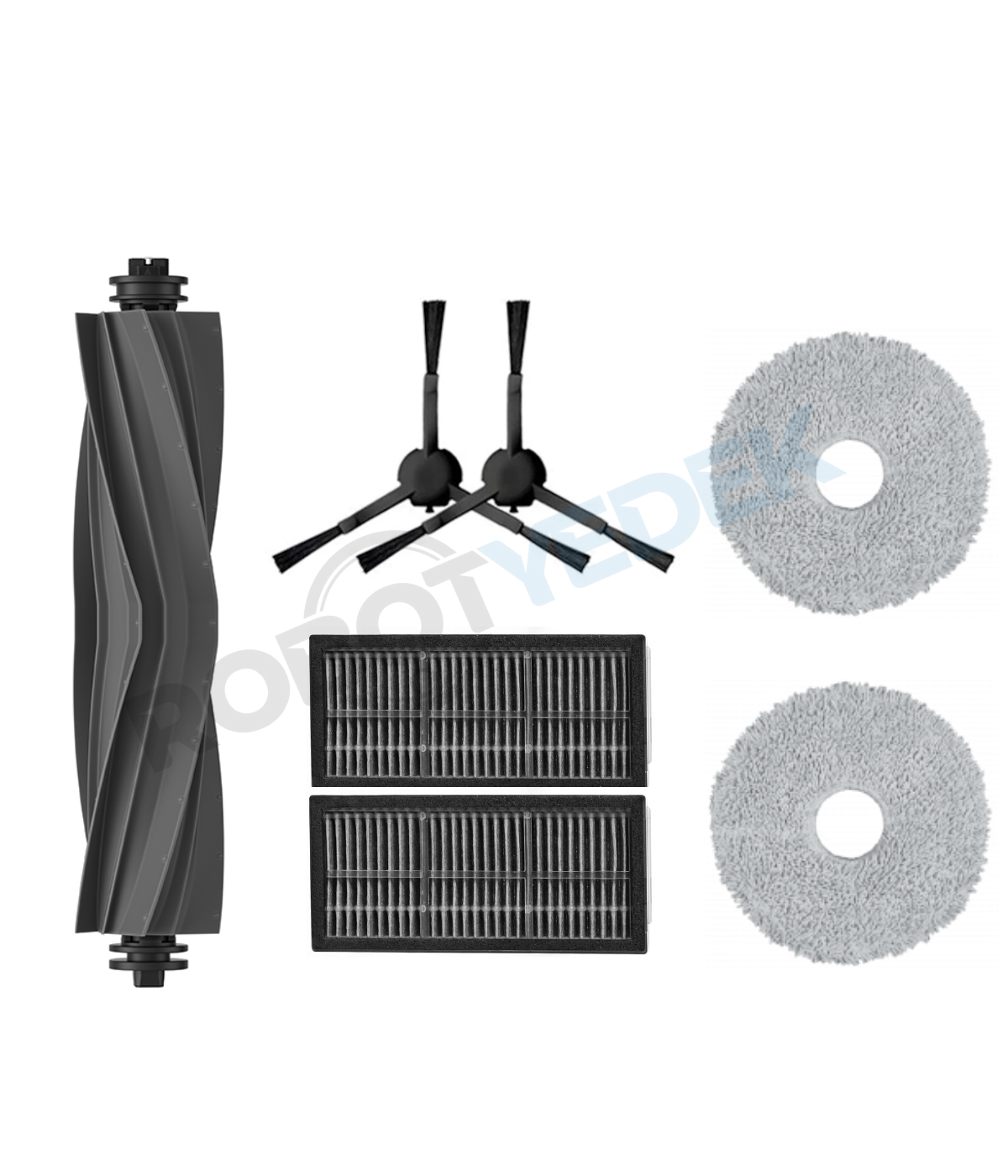 Dreame L10S Pro Ultra Kauçuk Fırça Hepa Filtre Mop Seti-7 Parça