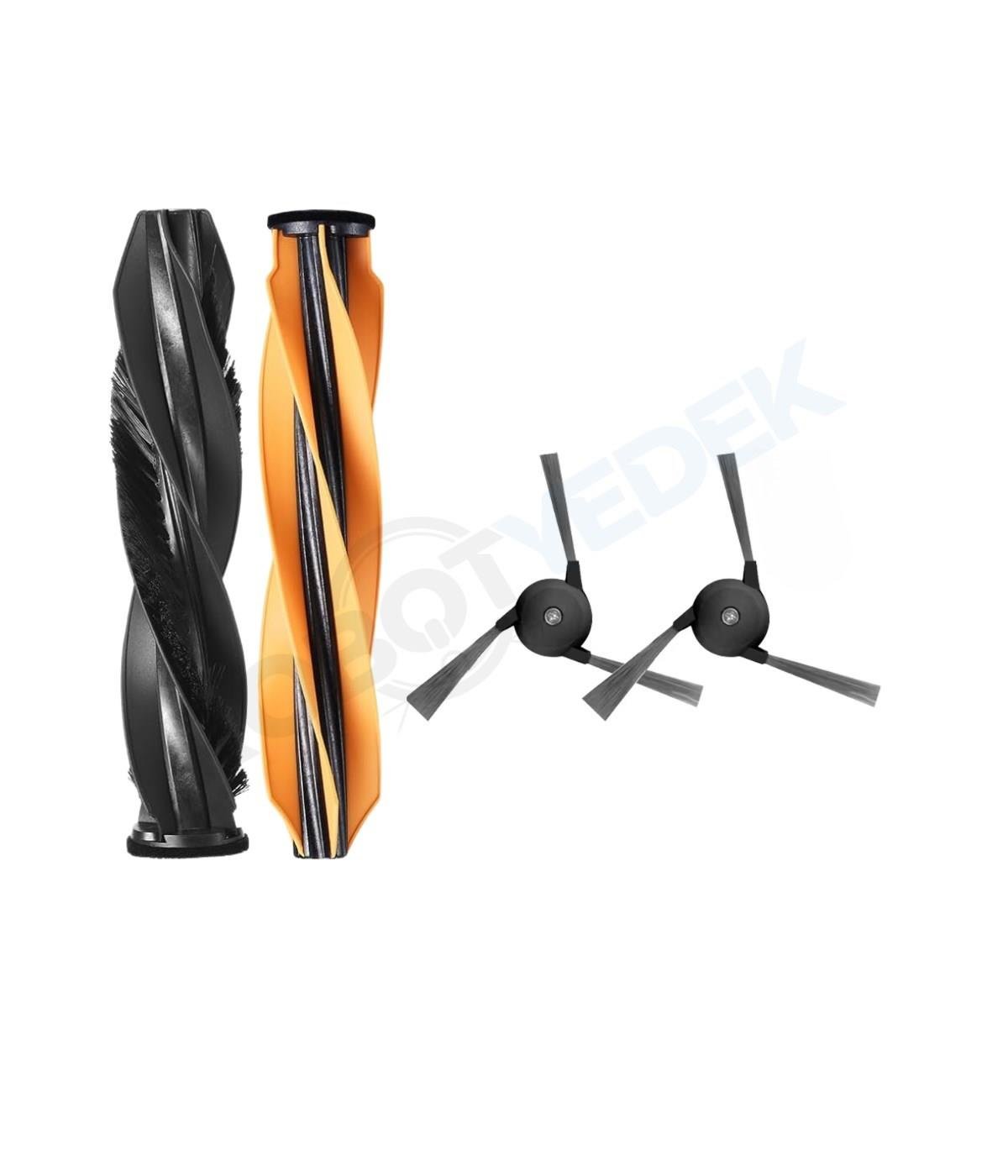 Dreame L40S Pro Ultra (RLL74CE) Ana Fırça Takımı ve Yan Fırça-3 Parça