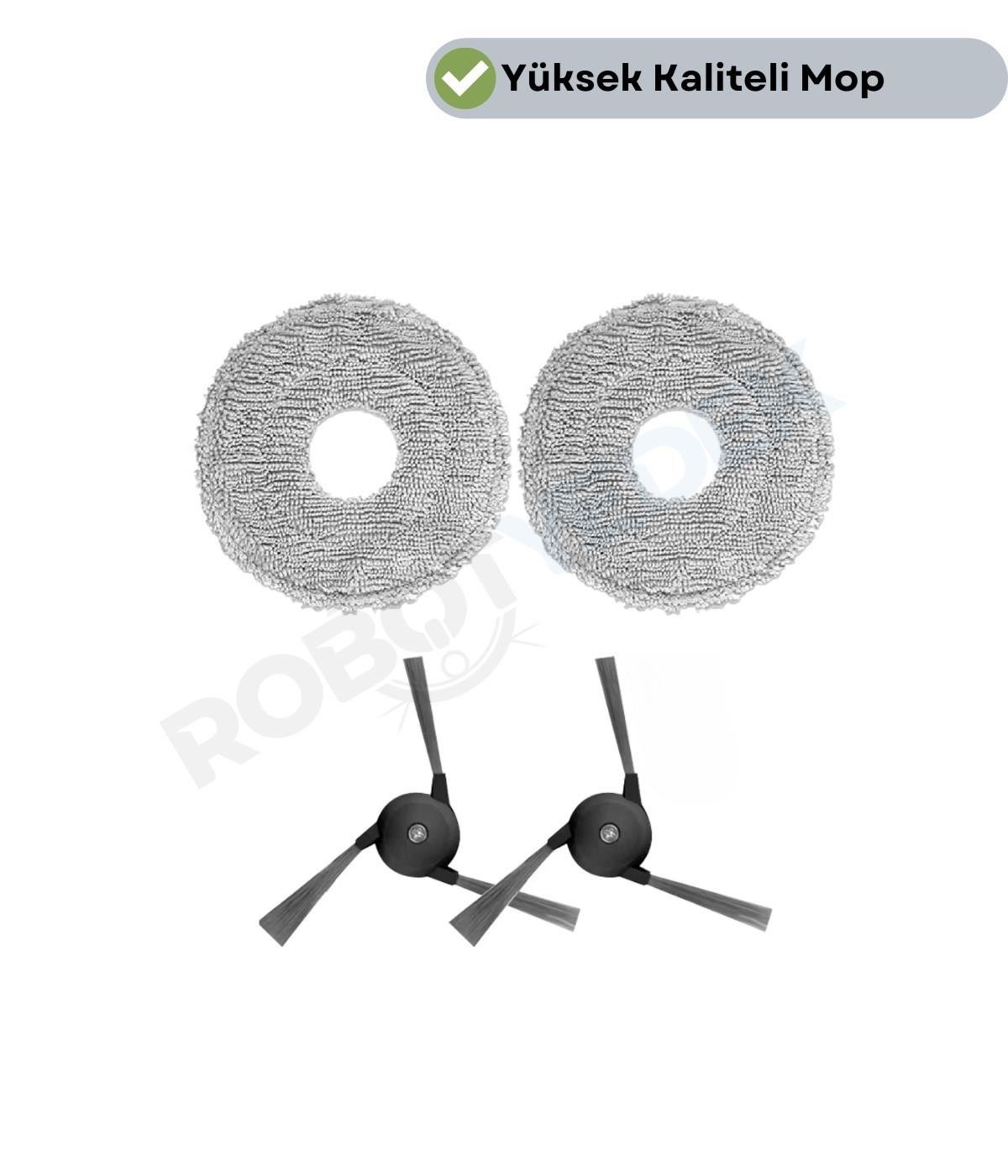 Dreame L40S Pro Ultra (RLL74CE) Mop ve Yan Fırça-4 Parça