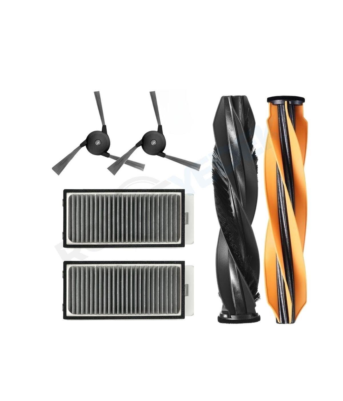 Dreame L40S Pro Ultra (RLL74CE) Mopsuz Ana Fırça Takımı Hepa Filtre Seti-5 Parça