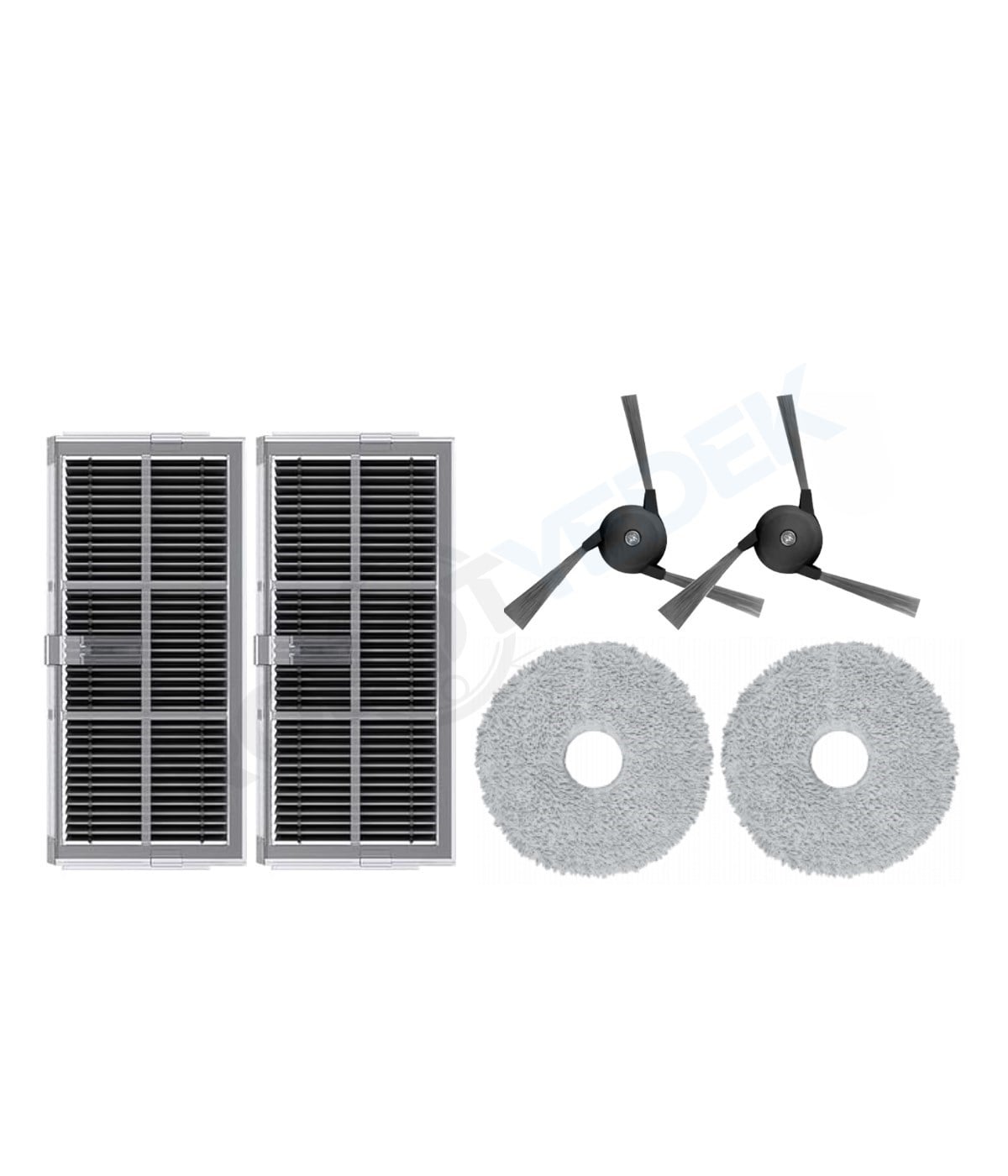 Dreame L50 Ultra CE Uyumlu Hepa Filtre Yan Fırça Mop-6 Parça