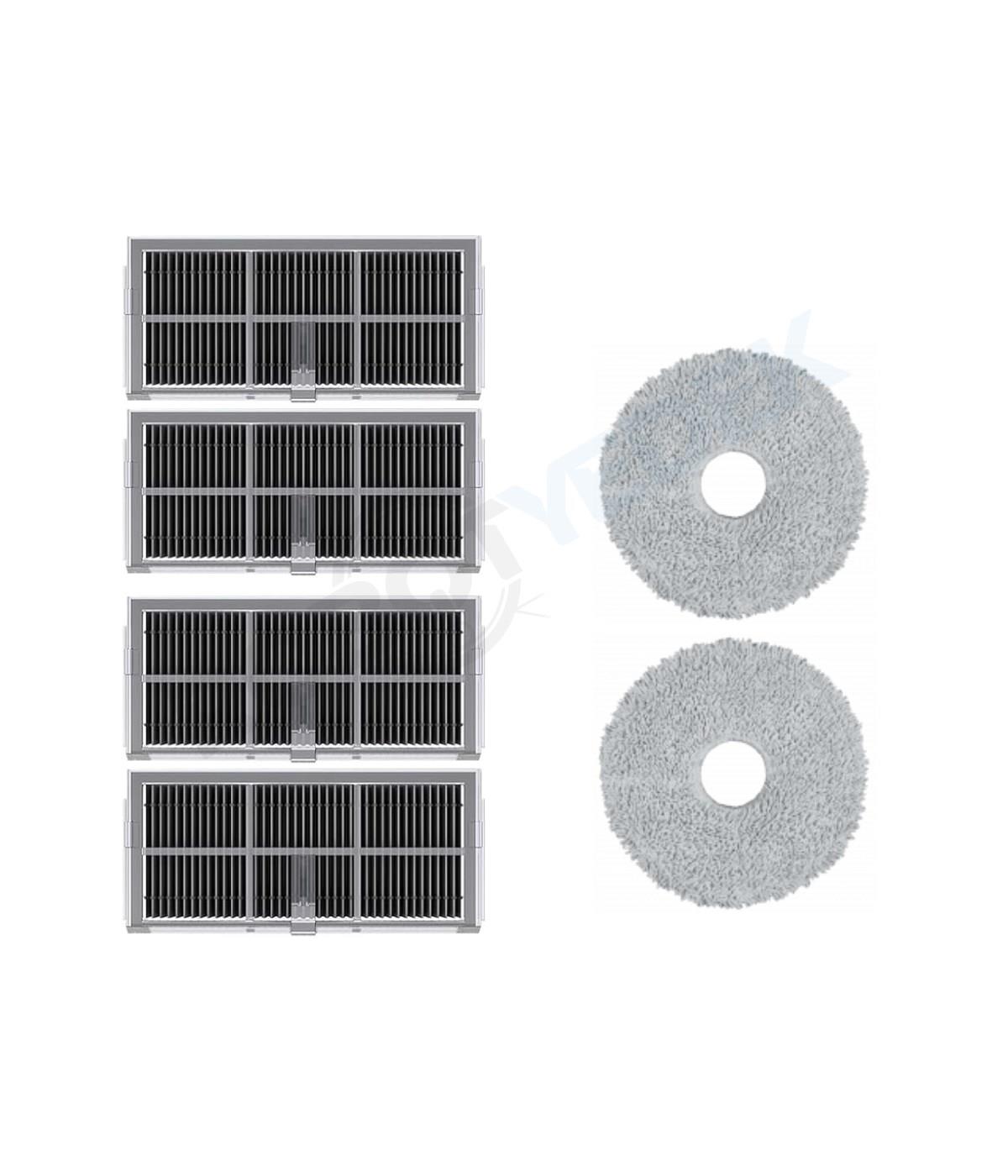 Dreame X30 Ultra Uyumlu Hepa Filtre ve Mop-6 Parça