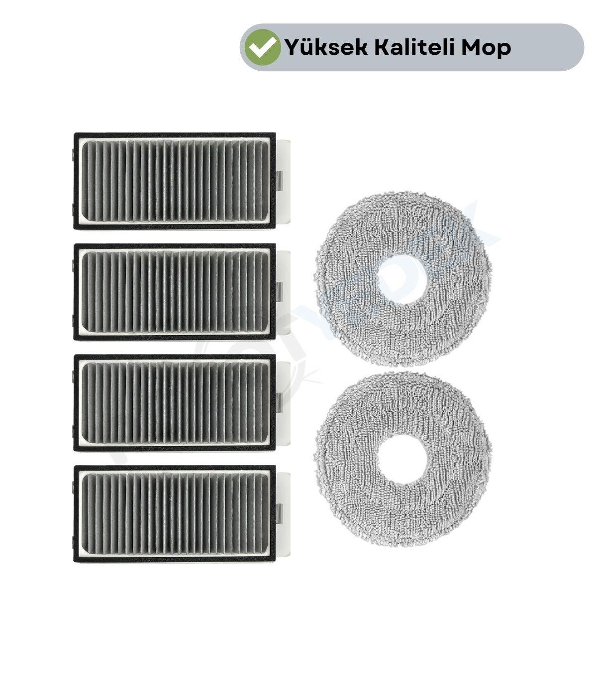 Dreame X50 Ultra Complete (RLX85CE) Hepa Filtre ve Mop-6 Parça