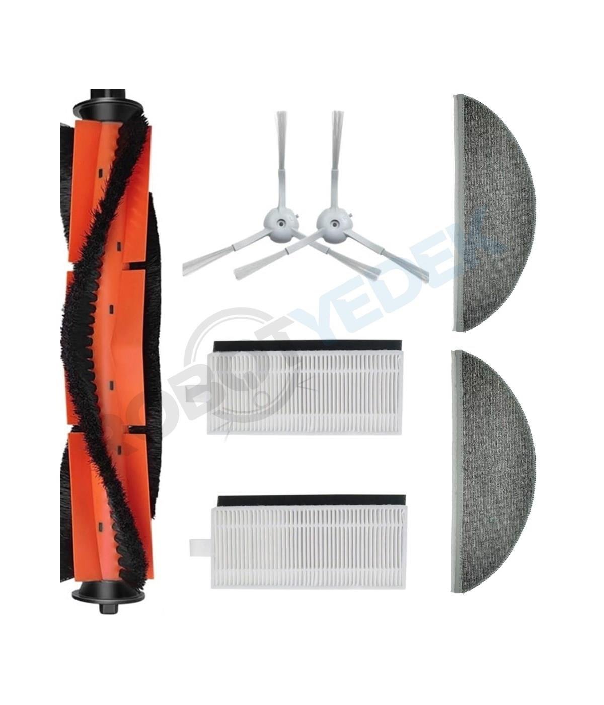 Lydsto R1 Pro Uyumlu Yedek Fırça Hepa Filtre Mop Seti-7 Parça