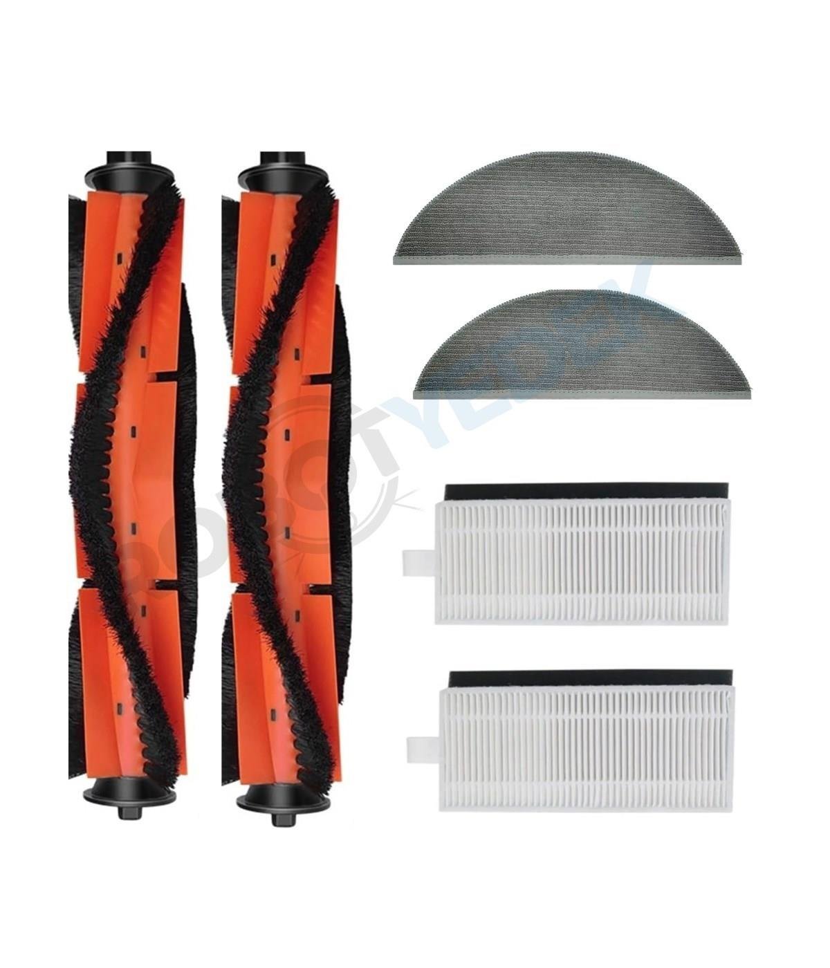 Lydsto R1 Pro Uyumlu Yedek Fırça Hepa Filtre Mop Seti-6 Parça