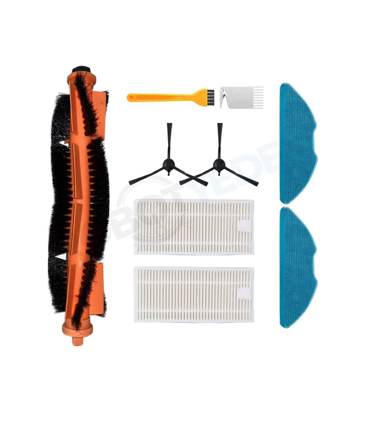 Philips 3000 Serisi XU3100/01 ile Uyumlu Fırça Hepa Filtre Mop Seti-9 Parça