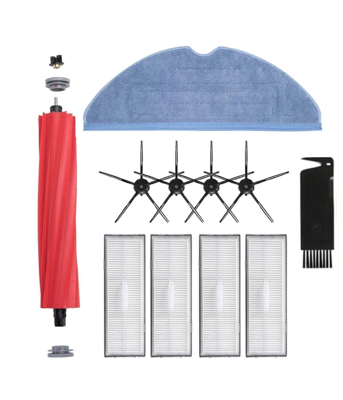 Roborock G10 Uyumlu Yedek Fırça Hepa Filtre Mop Seti-11 Parça