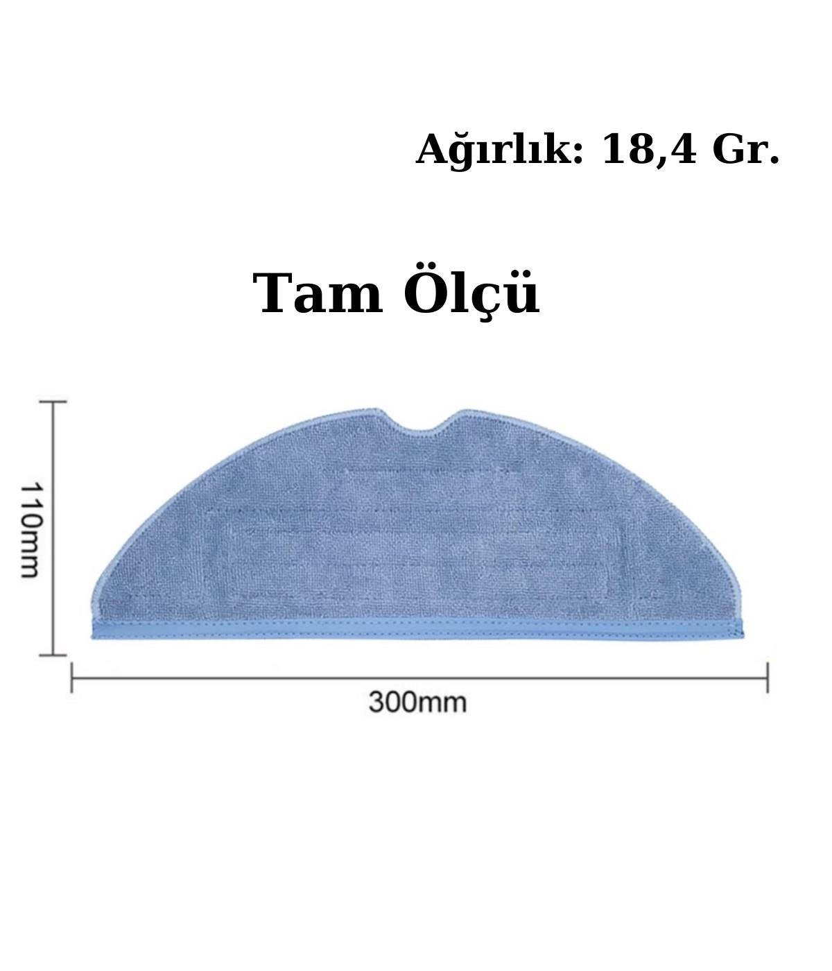 Roborock G10 Uyumlu Yedek Fırça Hepa Filtre Toz Torba  Mop Seti-9 Parça