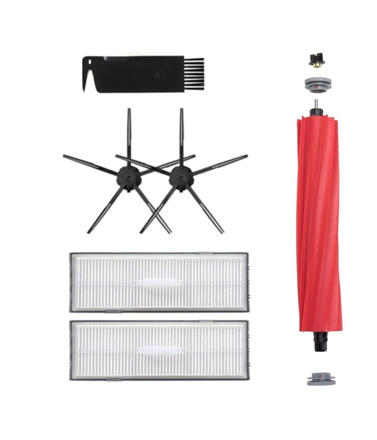 Roborock G10 Uyumlu Yedek Mopsuz Fırça Hepa Filtre Seti-6 Parça