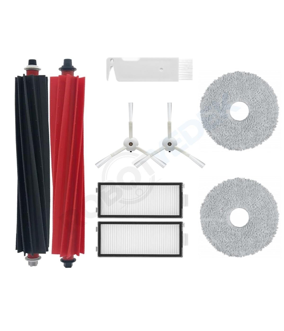 Roborock Q Revo Master Beyaz Uyumlu Fırça Hepa Filtre Mop Seti-8 Parça