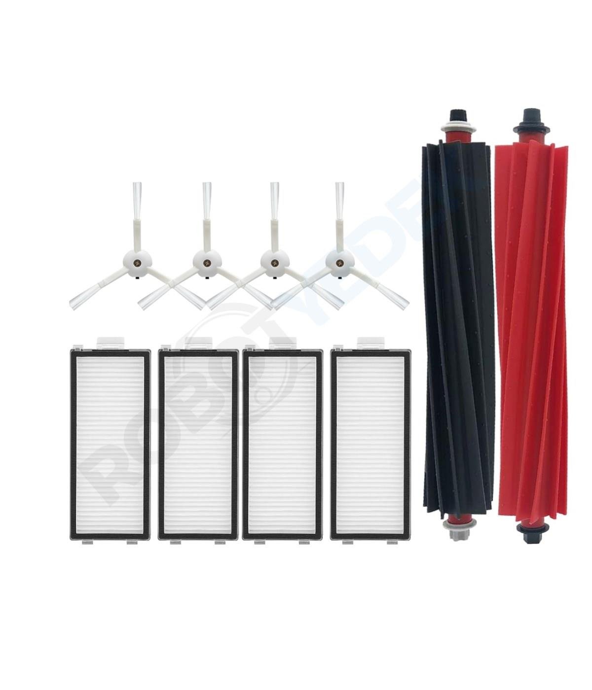 Roborock Q Revo Master Beyaz Uyumlu Mopsuz Fırça Hepa Filtre Seti-9 Parça