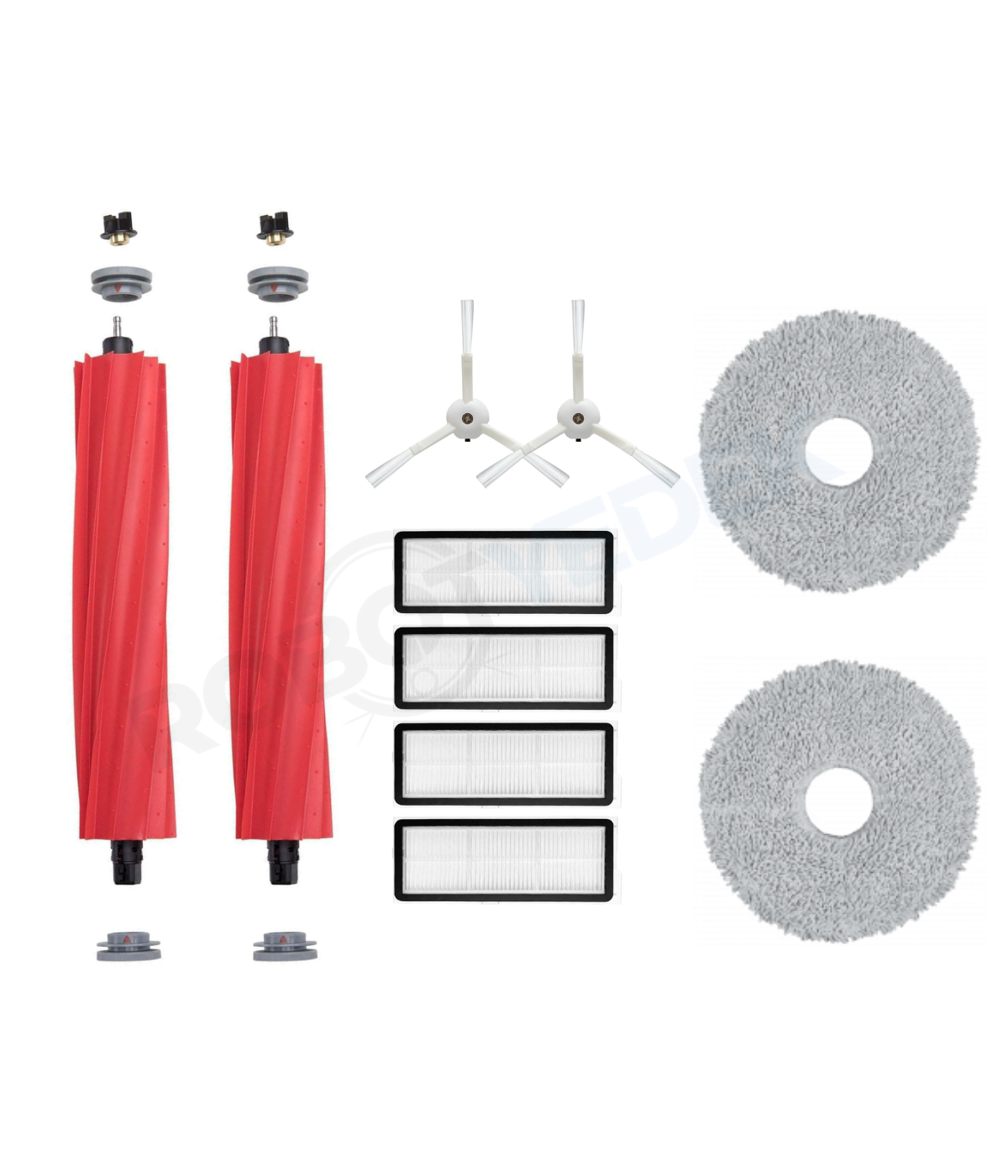 Roborock Q Revo MaxV Uyumlu Fırça Hepa Filtre Mop Seti-10 Parça