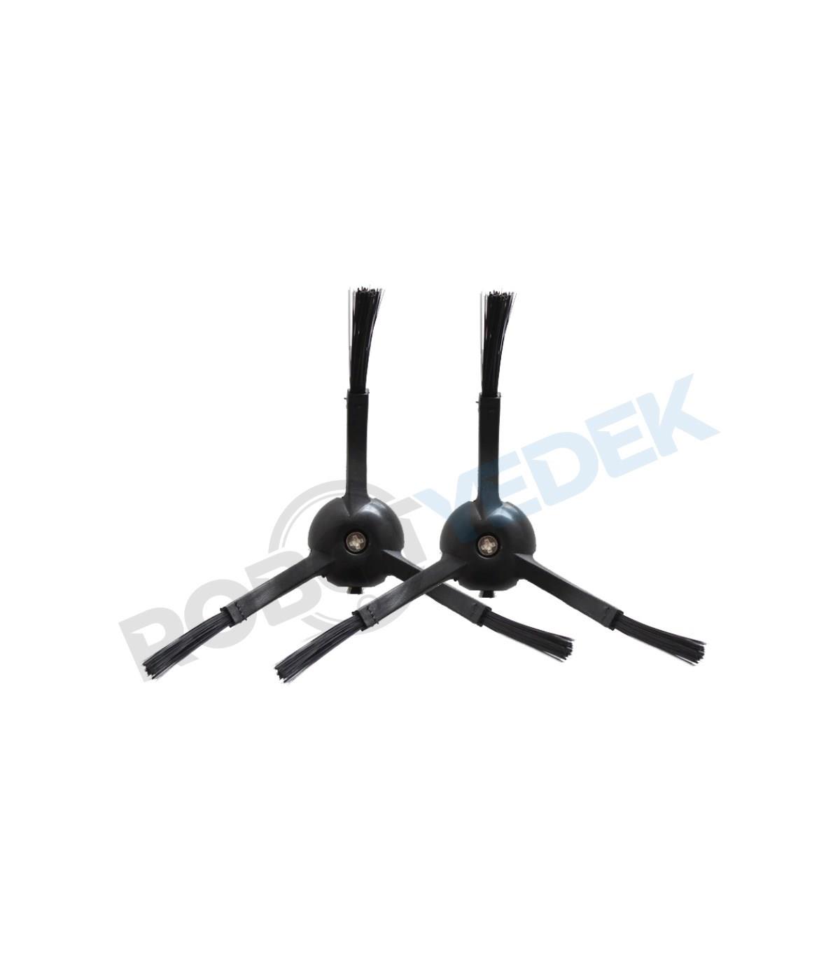 Roborock Q Revo Pro Uyumlu 2 Adet Siyah Yan Fırça