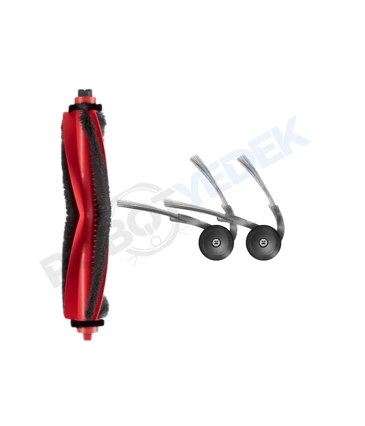 Roborock Q8 Max Pro (2025 Model!) Uyumlu Ana Fırça ve Yan Fırça-3 Parça
