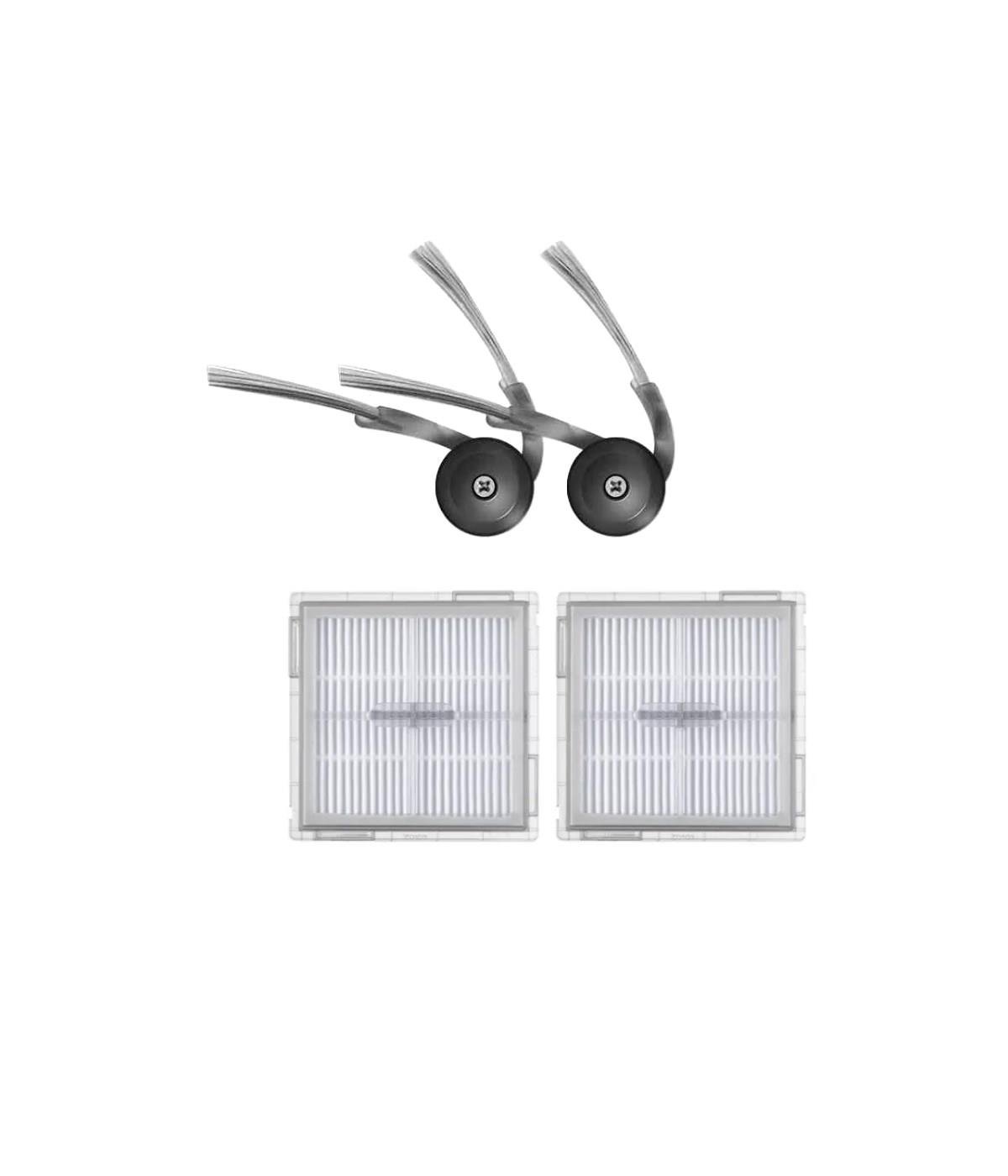 Roborock Q8 Max Pro (2025 Model!) Uyumlu Hepa Filtre ve Yan Fırça-4 Parça