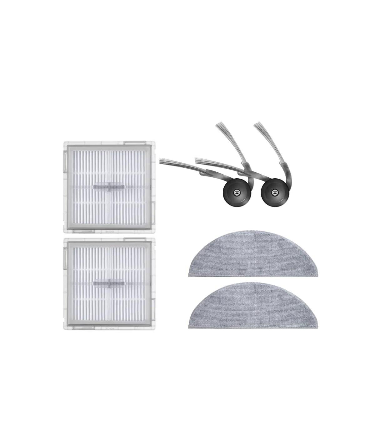 Roborock Q8 Max Pro (2025 Model!) Uyumlu Hepa Filtre Yan Fırça Mop-6 Parça