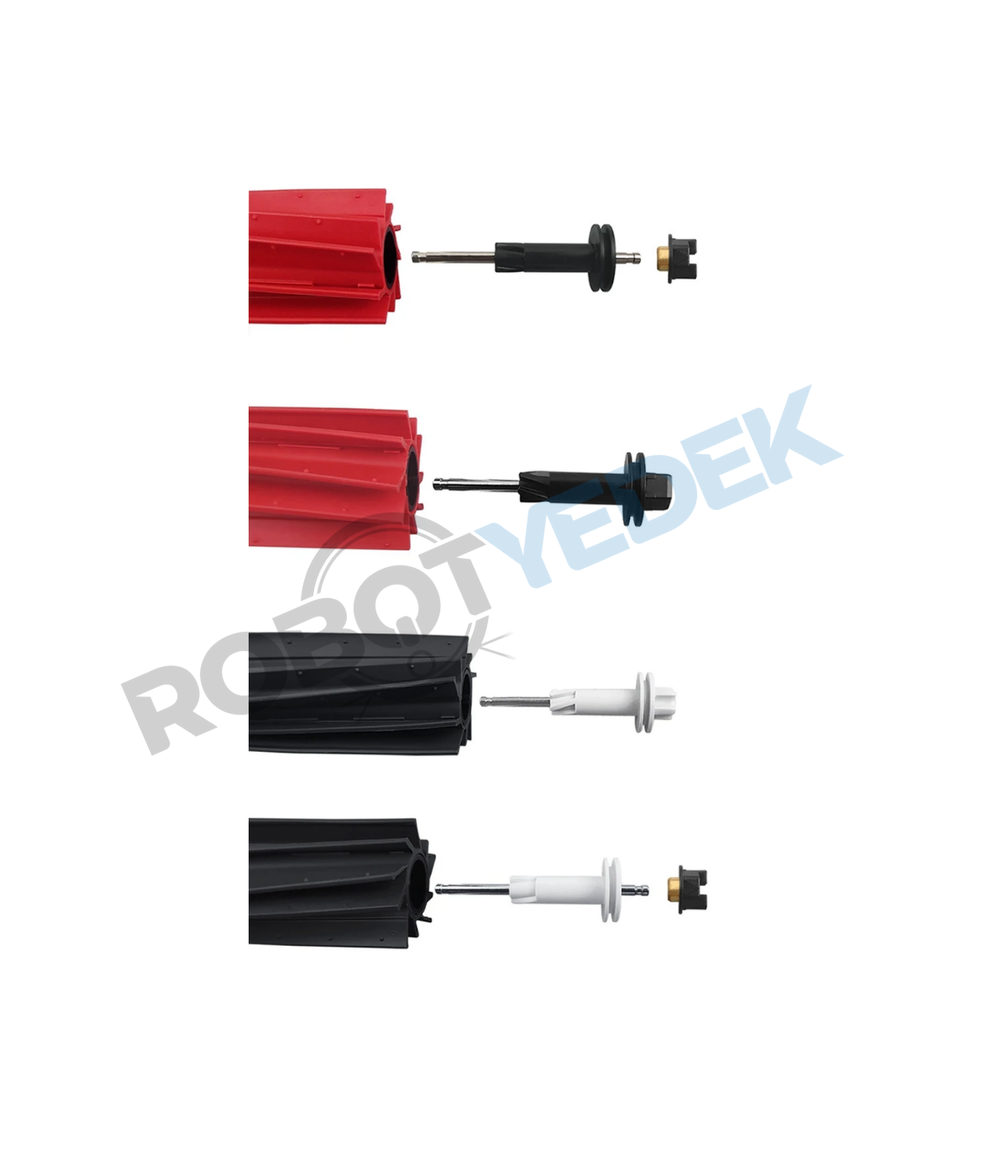 Roborock Q8 Max, Q8 Max Plus Uyumlu Yedek Ana Fırça Takımı ve Temizleme Tarağı-3 Parça