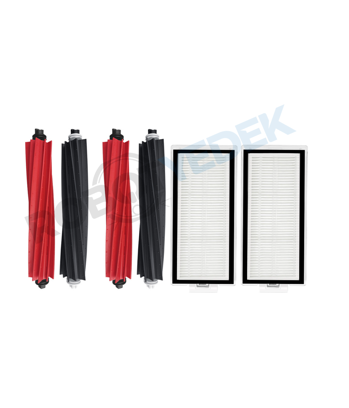 Roborock Q8 Max, Q8 Max Plus Uyumlu Yedek Ana Fırça ve Hepa Filtre-4 Parça