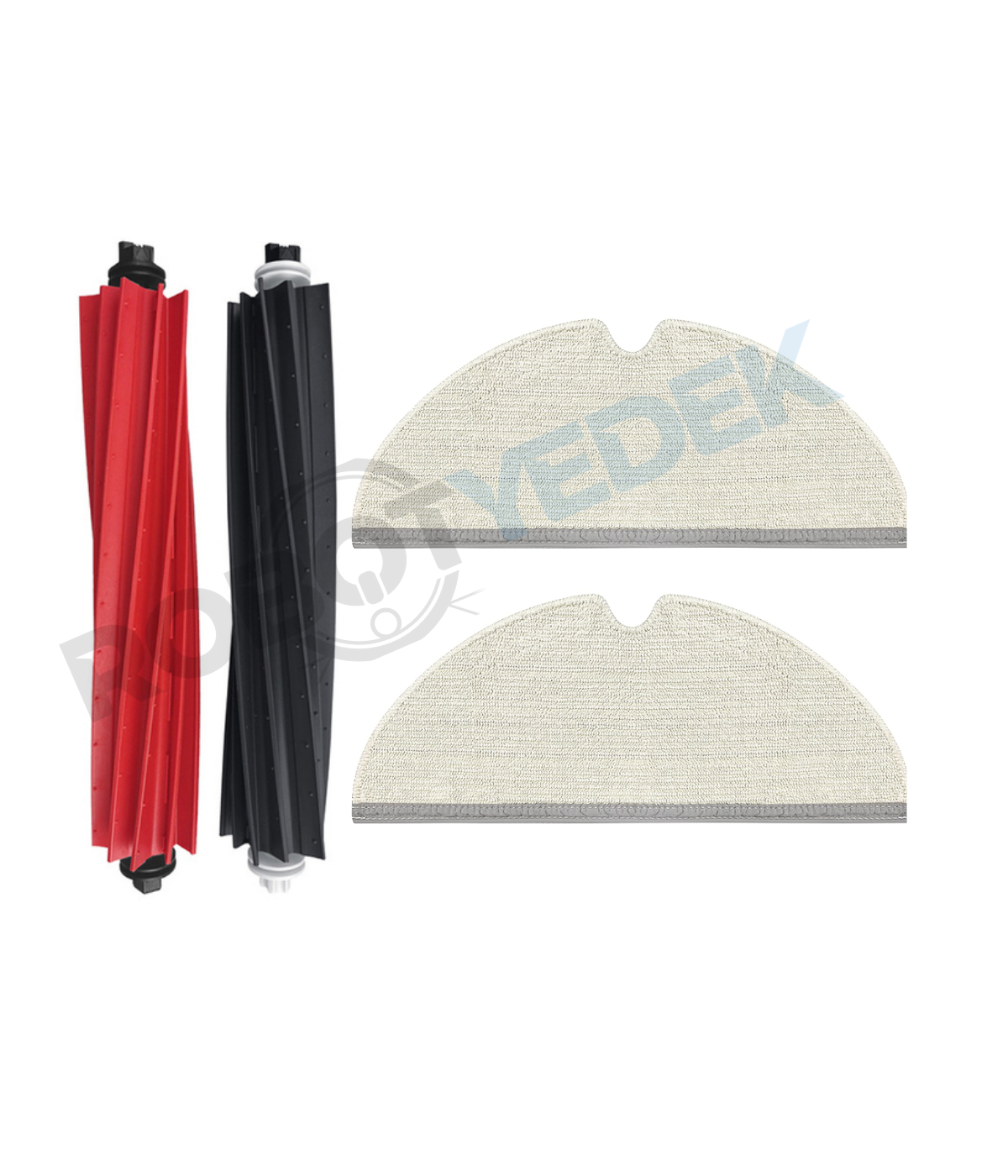 Roborock Q8 Max, Q8 Max Plus Uyumlu Yedek Ana Fırça ve Mop-3 Parça