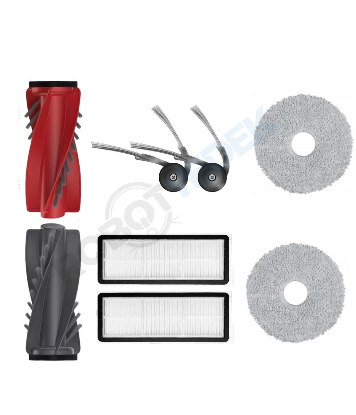Roborock QRevo Curv 5A1 Uyumlu Fırça Hepa Filtre Mop Seti-7 Parça