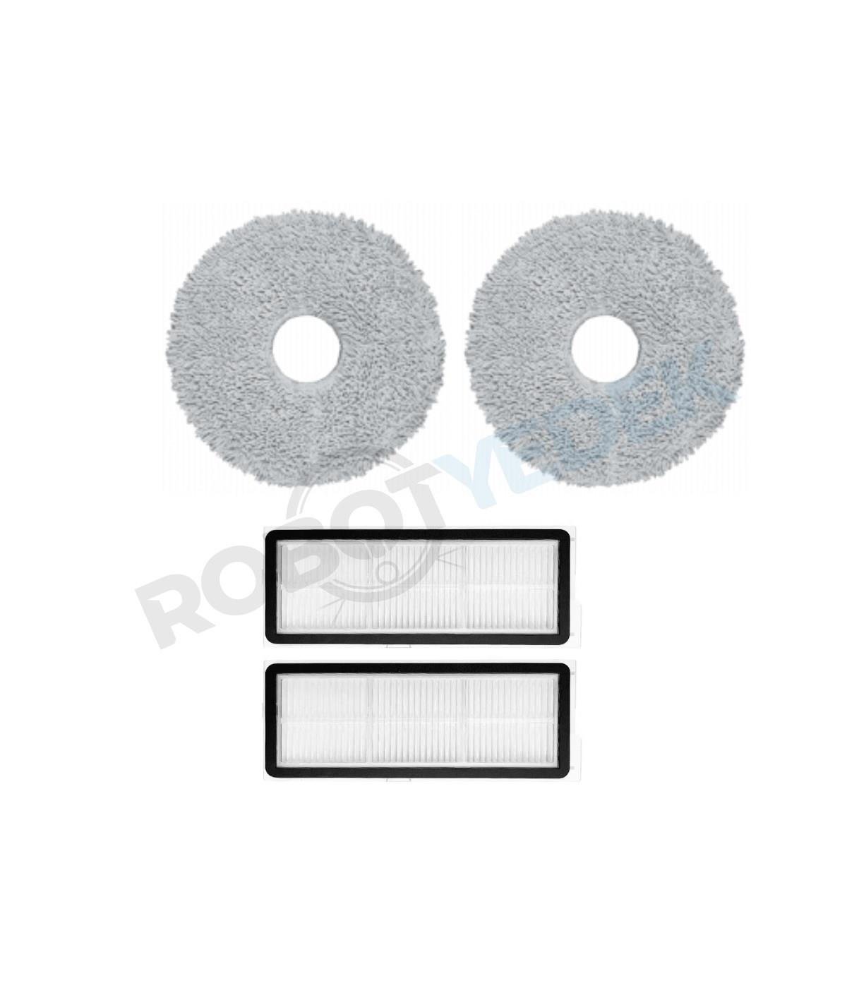 Roborock QRevo Curv 5A1 Uyumlu Mop ve Hepa Filtre-4 Parça