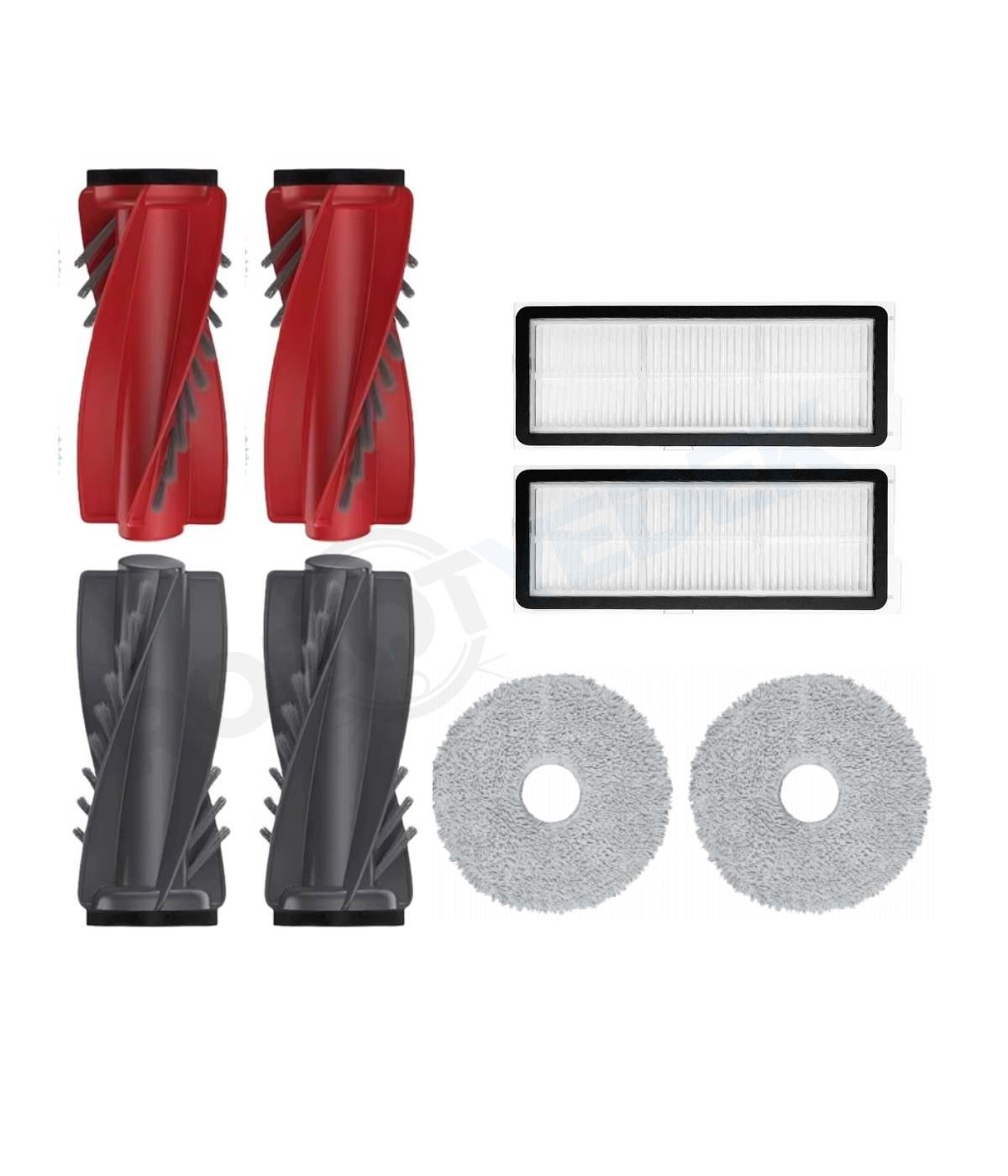 Roborock QRevo Curv Uyumlu Fırça Hepa Filtre Mop Seti-6 Parça