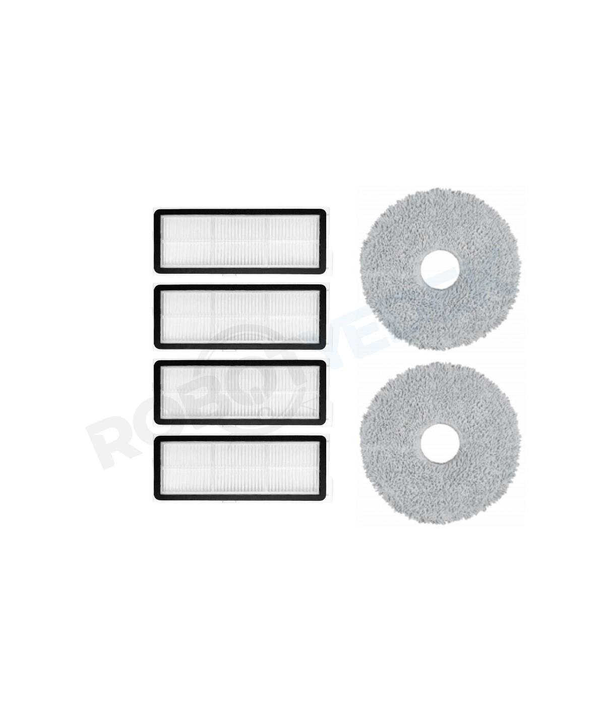 Roborock QRevo Curv Uyumlu Hepa Filtre ve Mop-6 Parça