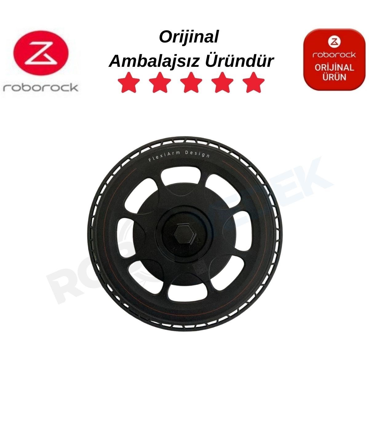 Roborock QRevo Edge 2 Orijinal Mop Tutucu Braket Siyah Renk-2 Adet