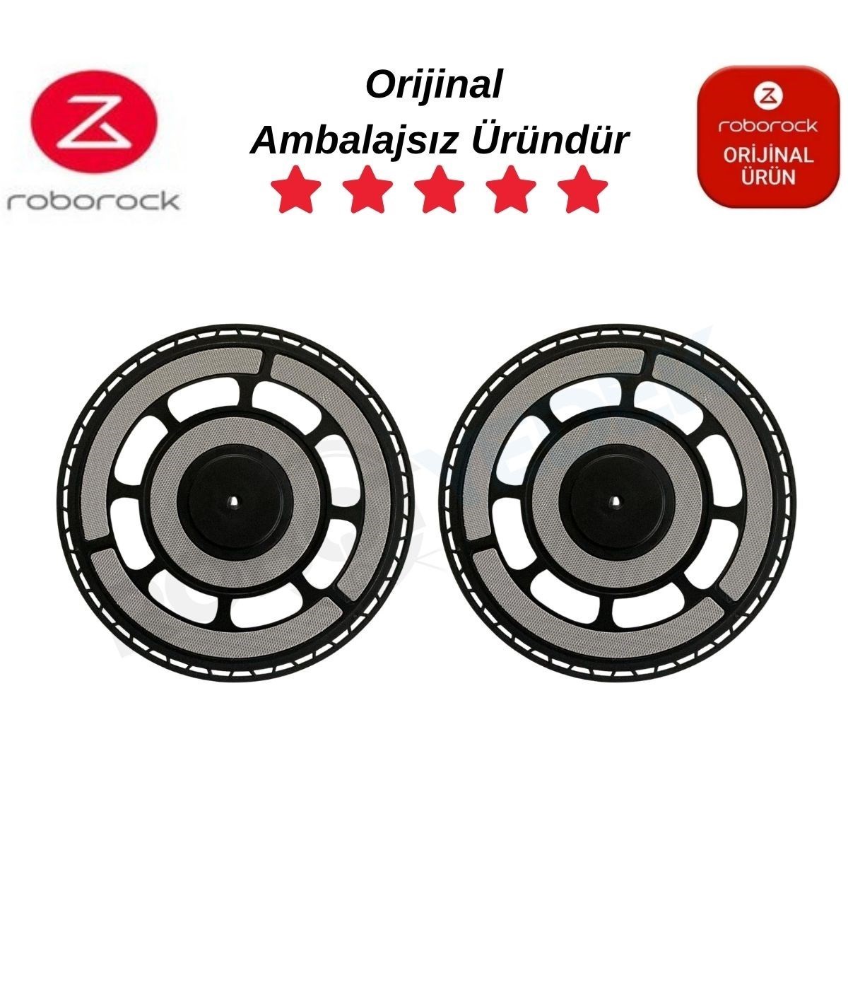 Roborock QRevo Edge 2 Orijinal Mop Tutucu Braket Siyah Renk-2 Adet