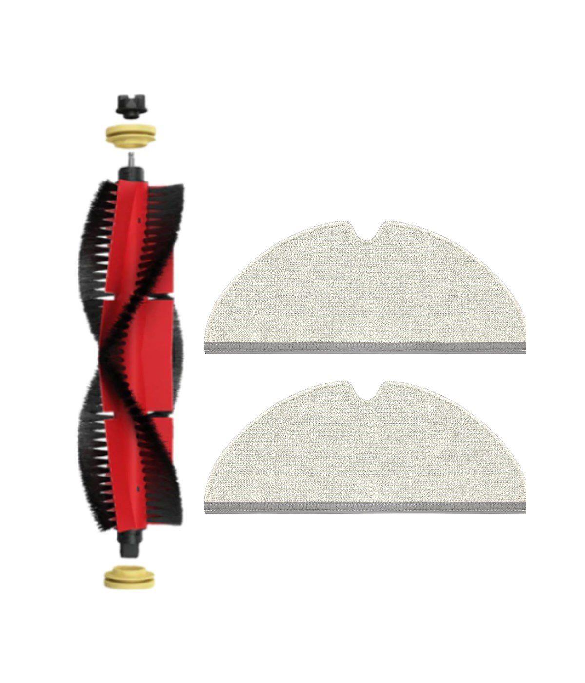 Roborock S6/S6 Pure Uyumlu Yedek Ana Fırça ve Mop-3 Parça