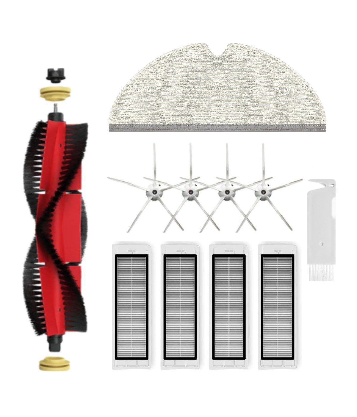 Roborock S6/S6 Pure Uyumlu Yedek Fırça Filtre Mop Seti-11 Parça