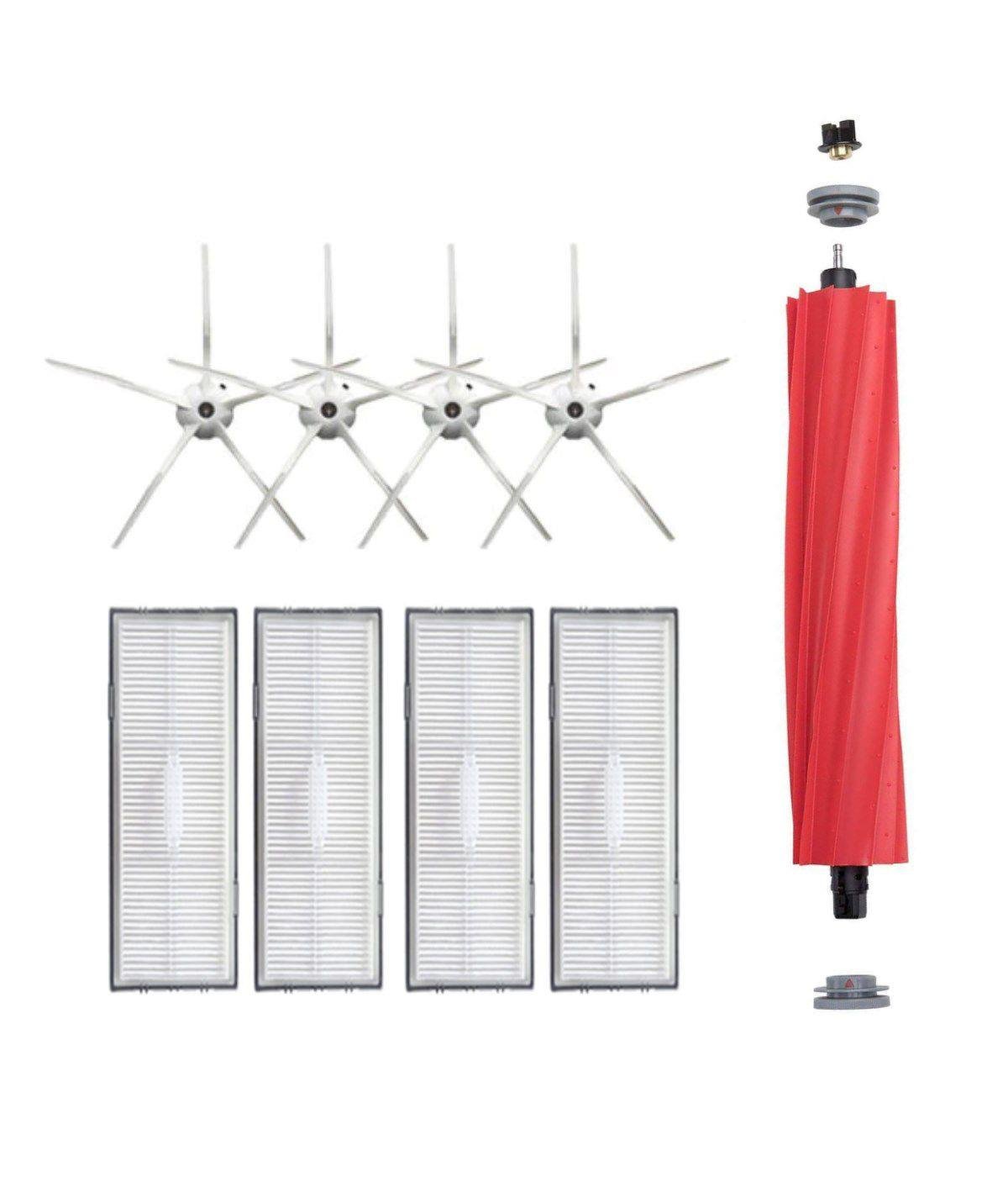 Roborock S7 Beyaz Uyumlu Yedek Mopsuz Fırça Hepa Filtre Seti-9 Parça