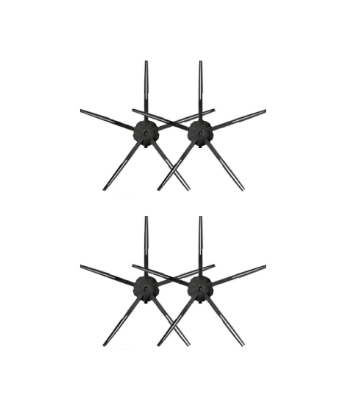 Roborock S7 Siyah Uyumlu Yedek Yan Fırça-4 Adet
