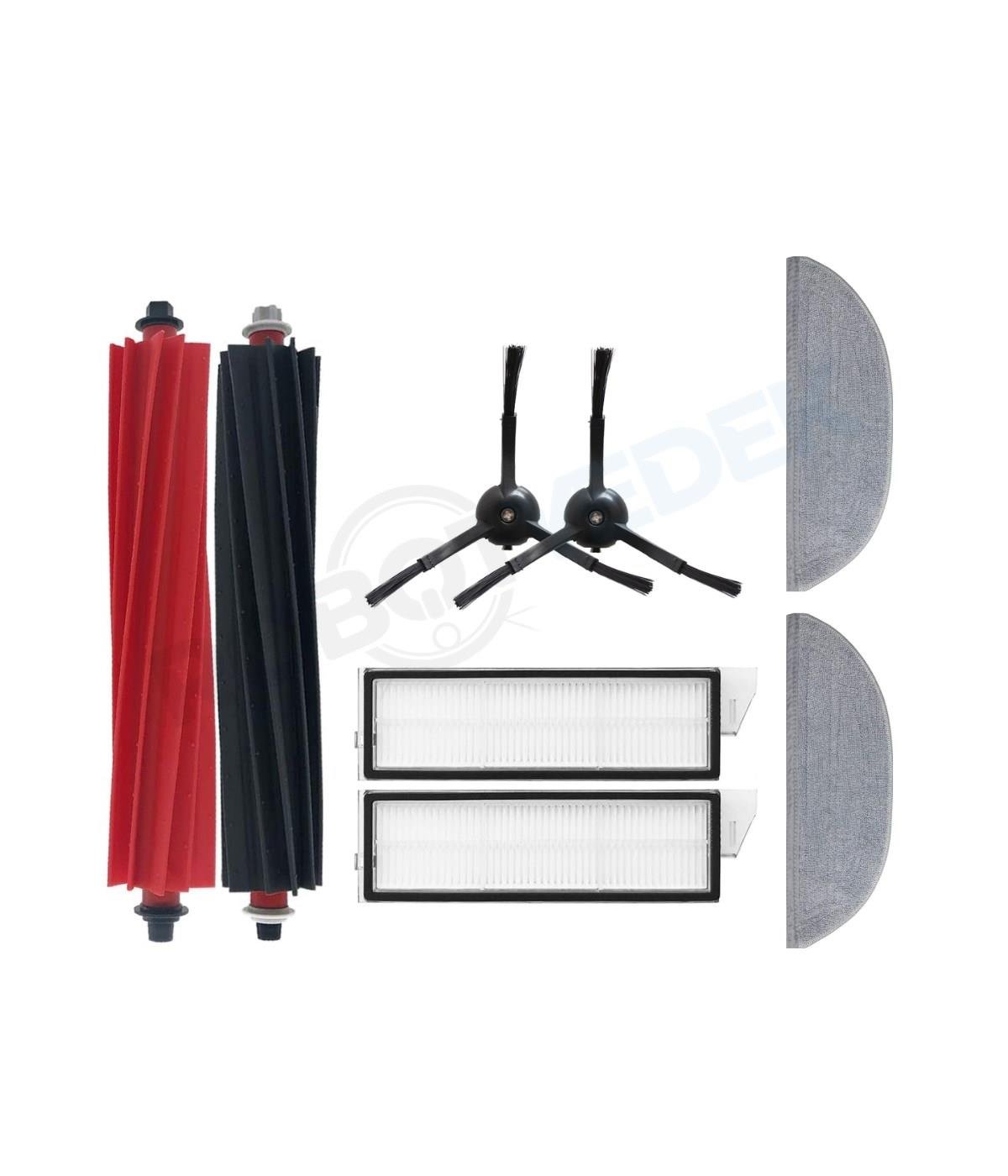 Roborock S8 MaxV Ultra Uyumlu Yedek Fırça Hepa Filtre Mop Seti-8 Parça