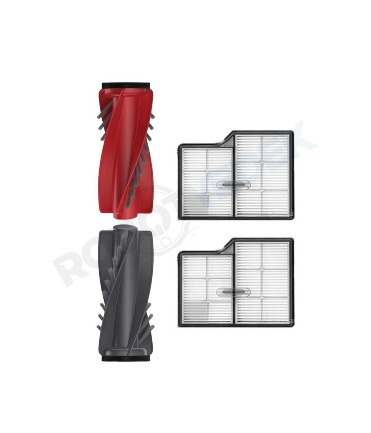 Roborock Saros 10 Uyumlu Ana Fırça ve Hepa Filtre-3 Parça