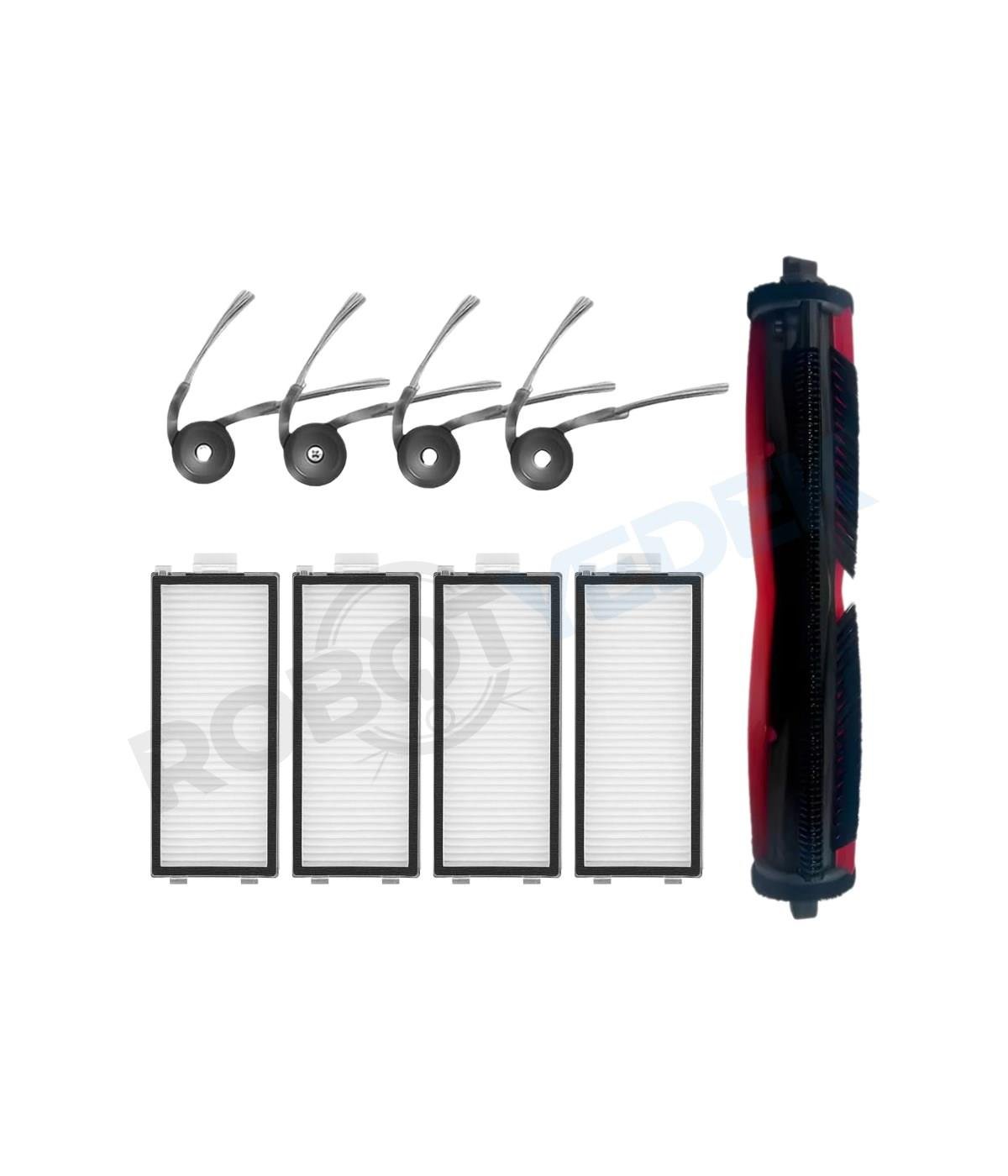 Roborock Saros Z70 Uyumlu Mopsuz Fırça Hepa Filtre Seti-9 Parça